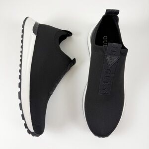 Guess Farroo Knit Slip-On Sneakers Womens 10M Black NEW